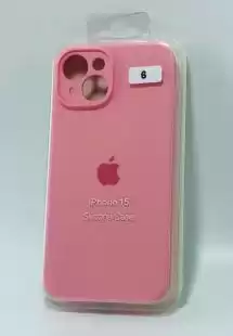 Чохол iPhone 15 Silicon Case original FULL Camera №6 Light pink (4you)