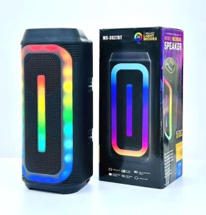Портативна колонка MS-3627BT (USB+SD+Bluetooth+FM+LED) Black