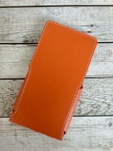 Книжка "Status Case" Nokia 230 (flip) вертикальная оранжевая "Акционная цена"