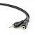 Кабель Gembird CCA-423-2M (3.5mm тато / мама, 2м, чорний) Cablexpert
