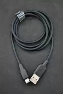 Usb-cable Micro USB 4you Dnister black ( 2.4A, Silicon Perfect ) 
