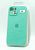 Чехол iPhone 15 Silicon Case original FULL Camera №46 mint gam (4you) "Акционная цена"