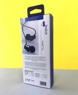 Гарнітура 4you SAGITTA (оплетка Snake) black (від10шт - 10%)
