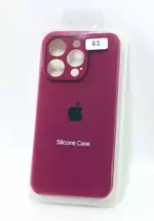 Чохол iPhone 15ProMax Silicon Case original FULL Camera №63 burgundy (4you)