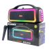 Портативна колонка MS-3644BT-W (USB, SD, Bluetooth, FM, дисплей, мікрофон) 40x22x15см Black