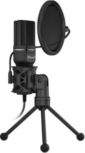 Мікрофон MARVO MIC-03 (LED, трипод) Black