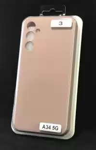 Чохол Samsung A34(5G) Silicon Original FULL № 3 Pink sand ( 4you )