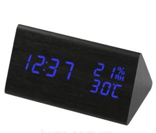 Настільний годинник VST-861-5 (синя підсвічування, від мережі) Black