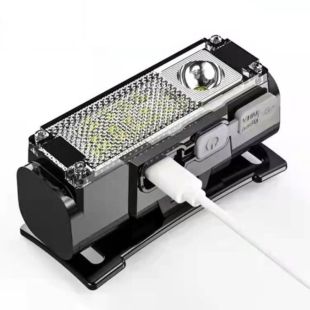 Фонарик налобный LED T125 XPE + COB, 150 1m,АКБ сменный18650 1200 mAh, Type-C, 6 режимов, black (М)