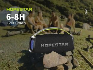Портативна колонка HOPESTAR A40 70W Black