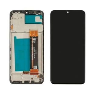 LCD Samsung A23/A235 (2022)/ M336 R-0.3 з чорним тачс + корпусна рамка GXQC Service Pack REV - 1.2(M)