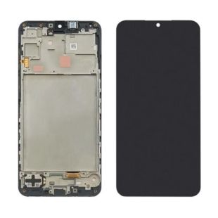 LCD Samsung A16 (5G)/A166 (2024) із чорним тачскрином + корпусна рамка GH82-36143A Original (M) 