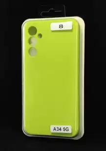 Чохол Samsung A34(5G) Silicon Original FULL № 8 Yellow ( 4you )