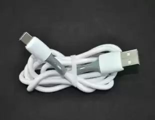 Usb-cable Type-C 4you Rosko white ( 3A, Soft Silicon ) 