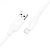 Usb-cable Micro USB HOCO X84 2.4A 1m ( круглий ) White