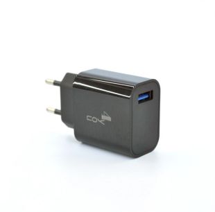 CЗУ 4you A12 (1200mAh - 100%, 1 USB, Led подсветка, Exclusive design) black