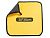 Рушник 30x30 см потовщений, флісовий, високої щільності Grey\yellow