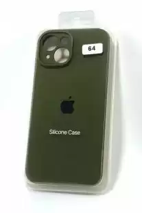 Чохол iPhone 14Plus Silicon Case original FULL Camera № 64 olive green ( 4you )