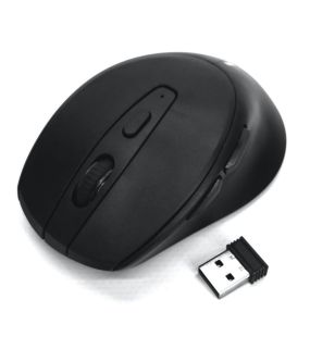 Мышь беспроводная 4you M3 black (2.4Ггц, 6кн, 800-1600DPI, 12мес гарантия)