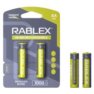 АКБ Rablex HR6 1000mAh AA (2 на блистере)