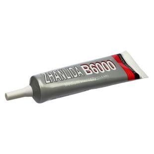 Клей силіконовий Zhanlida B6000 прозорий (50мл, тюбик з дозатором) (M)