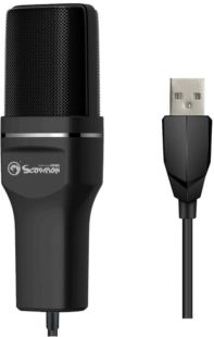 Мікрофон MARVO MIC-03 (LED, трипод) Black