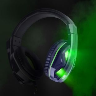 Наушники Gemix N2 (микрофон, мониторы) Black/green