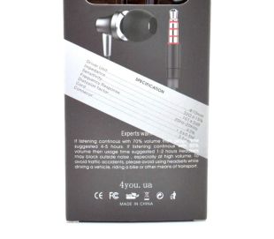 Гарнітура 4you VIRGO (тканинний шнур) black