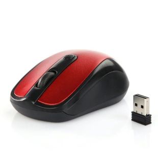 Мышь беспроводная 3100 Black/red