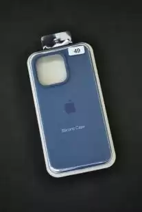 Чохол iPhone 15Pro Silicon Case original FULL №49 navy blue (4you)