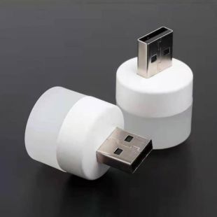 LED USB лампочка циліндрична, тепле світло (М) - Ціна Тижня!