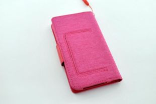 Чехол-книжка 4you Canvas 4"- 4,4" pink универсальная ТОП Продаж! "Акционная цена"
