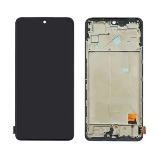 LCD Xiaomi Redmi Note 12Pro (4G) із чорним тачскрином + корпусна рамка IPS (M)