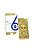 Захисне скло iPhone 6 COLORFUL Gold (2pcs) гравірування skull "Акційна ціна"