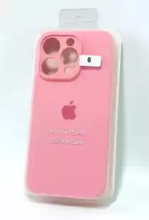 Чохол iPhone 15Pro Silicon Case original FULL Camera №6 Light pink (4you)