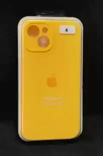 Чохол iPhone 14 Silicon Case original FULL Camera № 4 yellow ( 4you )