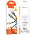 Usb-cable iPhone 5 HOCO X109 3m (круглий) Black