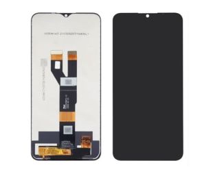 LCD Realme C11 (2021) / C20/ C21 с черным тачскрином ( двойной шлейф) Service Pack (M)