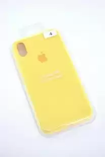 Чохол iPhone XR Silicon Case original FULL №4 yellow (4you)