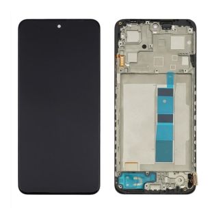 LCD Xiaomi Redmi Note 12 (4G) із чорним тачскрином + корпусна рамка OLED (M)
