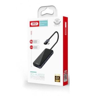 Hub XO HUB002 Type-C Black