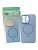 Чехол iPhone 15ProMax Silicon BEATS with MagSafe №1 Light blue