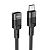Переходник HOCO U107 Type-C Папа - Type-C Мама 1.2m Black