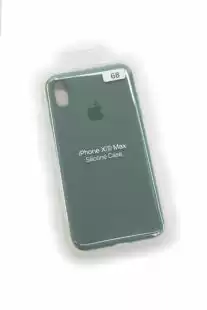 Чохол iPhone XS Max Silicon Case original FULL №68 viridian (4you)