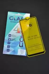 Захисне скло Samsung A10/A105 (2019) Full Glue 2.5D (0.3mm) Black 4you