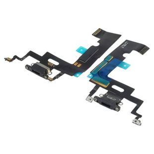 Шлейф iPhone XR с черным разъемом питания и микрофоном ORIGINAL (M)