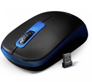 Мышь беспроводная Frime FWMO-220BDB (1200dpi) Black/blue
