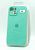 Чохол iPhone 15Plus Silicon Case original FULL Camera №46 mint gam (4you)