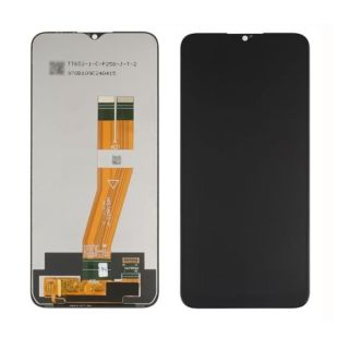 LCD Samsung A03/A035F (2022)/A02S/A025/A037/M025 Galaxy A03S із чорним тачскрином Service Pack (М) 