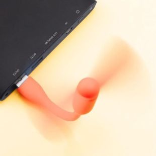 Вентилятор мобильный USB Orange (М)